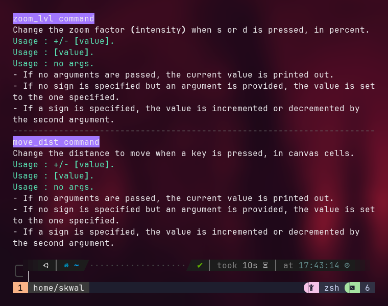 Navigation parameters